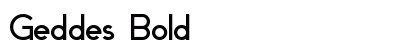 Geddes Bold preview
