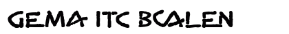 Gema ITC Bold preview