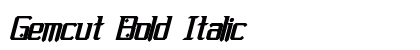 Gemcut Bold Italic Preview