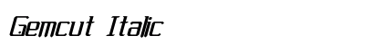 Gemcut Italic Preview