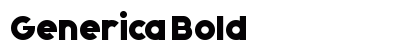 Generica Bold preview