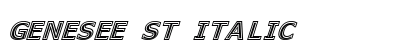Genesee St Italic Preview