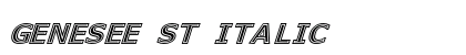 Genesee St Italic Preview
