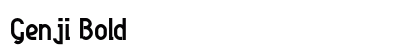 Genji Bold preview