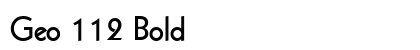 Geo 112 Bold preview
