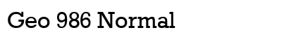 Geo 986 Normal preview