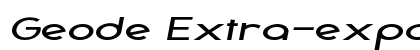 Geode Extra-expanded Bold Preview