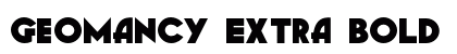 Geomancy Extra Bold Preview