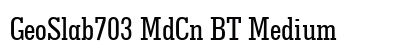 GeoSlab703 MdCn BT Medium Preview