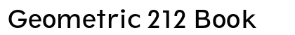 Geometric 212 Book Preview