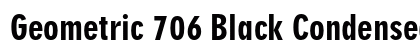 Geometric 706 Black Condensed preview