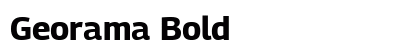 Georama Bold preview