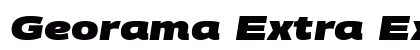 Georama Extra Expanded Black Italic preview