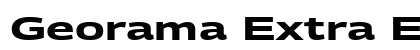 Georama Extra Expanded Bold preview