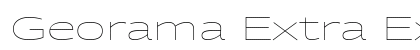 Georama Extra Expanded Thin Regular Preview