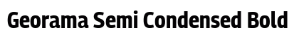 Georama Semi Condensed Bold preview