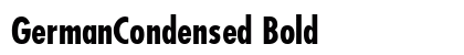 GermanCondensed Bold preview