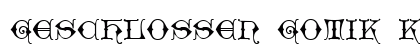 Geschlossen Gotik Kaps Normal preview