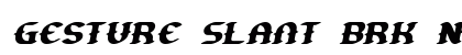 Gesture Slant BRK Normal preview