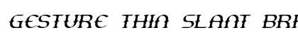 Gesture Thin Slant BRK Normal preview