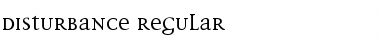 Disturbance Regular Font