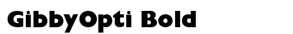 GibbyOpti Bold preview