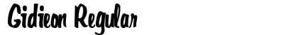 Gidieon Regular preview