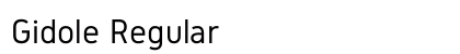 Gidole Regular preview
