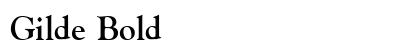 Gilde Bold preview