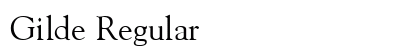Gilde Regular preview
