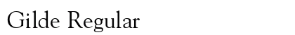 Gilde Regular preview