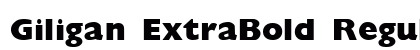 Giligan ExtraBold Regular preview