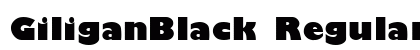 GiliganBlack Regular preview