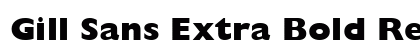 Gill Sans Extra Bold Regular preview