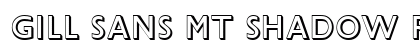 Gill Sans MT Shadow Regular preview