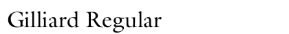 Gilliard Regular preview