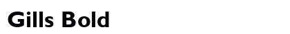 Gills Bold preview