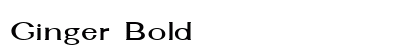Ginger Bold preview