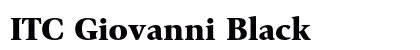 ITC Giovanni Black preview