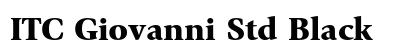 ITC Giovanni Std Black preview
