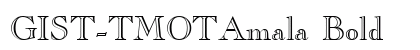 GIST-TMOTAmala Bold preview
