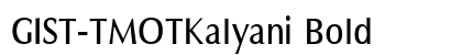 GIST-TMOTKalyani Bold preview