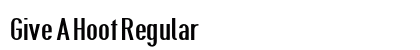 Give A Hoot Regular preview