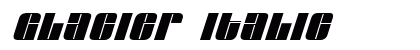 Glacier Italic Preview