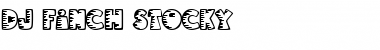 DJ Finch Stocky Regular Font