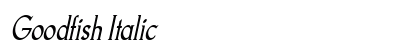 Goodfish Italic Preview