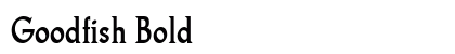 Goodfish Bold preview