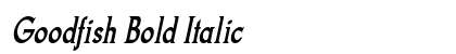 Goodfish Bold Italic Preview
