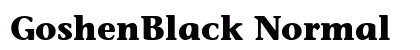 GoshenBlack Normal Preview
