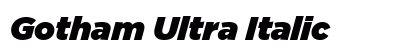 Gotham Ultra Italic Preview